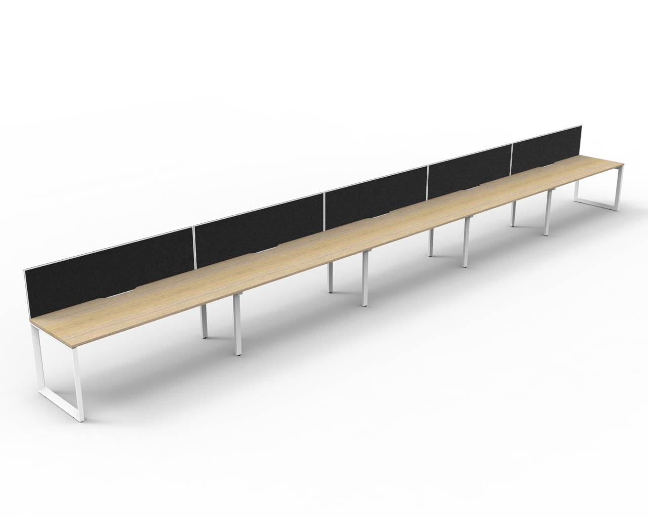 Loop 5 Person Single Sided Workstation